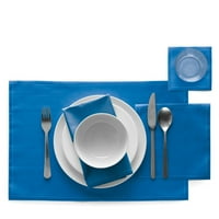 Drape salvete za doručak, Pamuk, kraljevsko plava