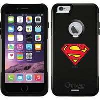 Superman Emblem dizajn na kućištu Otterbo Commuter serije za Apple iPhone Plus