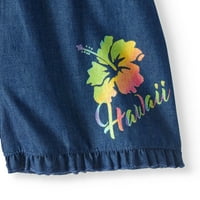 Baby mališani za djevojke 'Havaji pleteni trake kratke kratke hlače