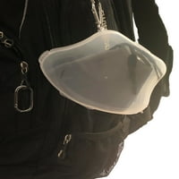 Futrola za masku BBC plastična Futrola za pohranu pričvršćena je na vrećicu s privjeskom za ključeve i vezicom,
