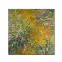 Zaštitni znak likovne umjetnosti put kroz šarenice na platnu Claudea Moneta