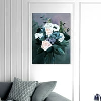 Wynwood Studio cvjetni i botanički zidni umjetnički platno ispisuje 'tako romantične' cvjetove - bijelo, zeleno