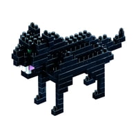 Brixies Brick Model Black Panther 3-D model kompleta za izgradnju opeke
