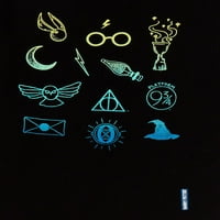 Harry Potter Boys Icons Grafička majica s 2 paketa, veličina 4-18