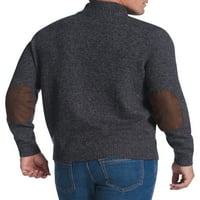 Ugoni muški dugi rukavi klasični gumb za prazni gumper džemper za vrat