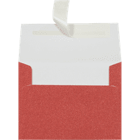Lukper Omotnice za pozivnice za pilinge i tisak, 3 4, lb. blagdanska crvena iskra, pakiranje