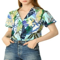 Jedinstveni prijedlozi košulja za plažu s cvjetnim lišćem na kopčanje