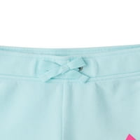 Wonder Nation Girls Fleece Atleisure kratke hlače, 2-paket, veličine 4- & PLUS