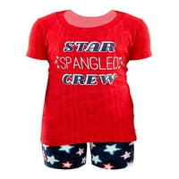 Način proslave zvijezda Spangled Family Sleep PJ Set- Toddler