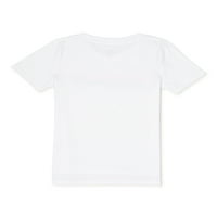Athletic Works Girls 'Grafička majica s kratkim rukavima, veličine 4- & Plus