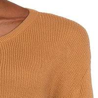 Ženska haljina od džempera na vezanje