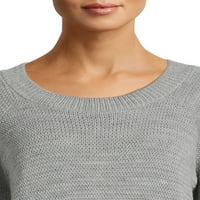 Ženski pulover od raglana s rukavima s kuglicama