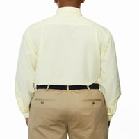 Muška Žuta jednobojna košulja običnog kroja