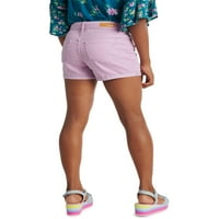 Justice Girls Mini mama traper kratkih hlača, veličine 6-14, Slim & Plus
