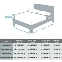 6-dijelni set posteljine s velikim brojem navoja u hotelskom stilu, bež boja, e-mail