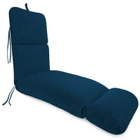Jordan Manufacturing Jackson Outdoor Chaise Lounge jastuk, Oxford, 74 L 22 W 6 H