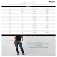 Tvrtka Silver Jeans. Ženski kratki dečko srednjeg rasta, veličina struka 24-34