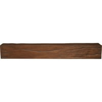 Ekena Millwork 6 W 10 h 14'l 3-strana Riverwood Endurathane Fau Wood Strop Grep, prirodni pekan