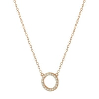 Ogrlica od ružičastog zlata od ružičastog zlata od 16 + 2 preko srebra za žene, tinejdžere