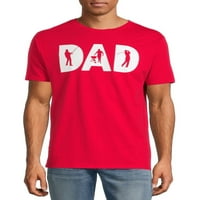Očev dan tata aktivnosti muške i grafičke majice velikih muškaraca
