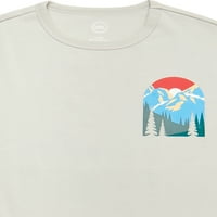 Wonder Nation Boys Grafička majica s kratkim rukavima, 2-pack, veličine 4- & Husky