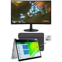 Acer nitro 23,6 Zakrivljeni FHD Monitor za igre i Acer Spin 3, 14.0 FHD IPS Touch, Thunderbolt 3, konvertibilan,