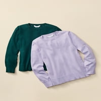 Vremenski i TRU ženska pulover za pulover za vrat, lagan, veličina XS-xxxl