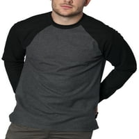 Muška raglanska majica s dugim rukavima