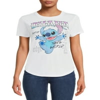 Disney Stitch majica za grafički ispis za žensku