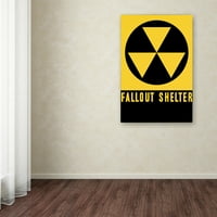 Zaštitni znak likovne umjetnosti 'Fallout Shelter' Canvas Art by Vintage Apple Collection