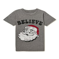 Grayson Social Girls vjeruje Djed Mraza grafička majica, veličine 7-18