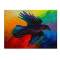 Zaštitni znak likovna umjetnost 'Crow 4' platna umjetnost Marion Rose