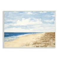 Stupell Desirts visoku travu nautičke plaže Oblačno nebo obale, 10, dizajn Julie Derice