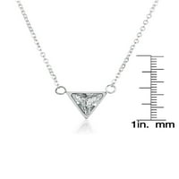 Ogrlica od nehrđajućeg čelika od trokuta izrezana