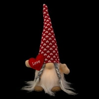 13 Osvijetljena djevojka Valentinovo Gnome s ljubavnim srcem