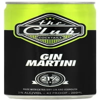 Klub gin martini, 200 ml može dokaz