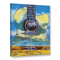 Artwall Michael Creese gitara i oblaci zidne umjetnosti