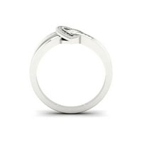 1 6CT TDW dijamantski modni prsten s sterling srebrom