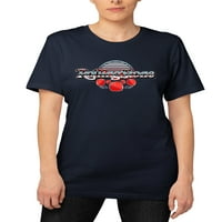 Rolling Stone ženske juniore ruže logotip kratki rukavi grafički majica
