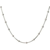 Ženski sterling srebrni lanac zmija s perlicama