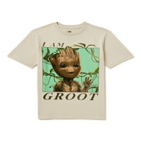 Marvel Boys Groot Grafička majica, veličine 4-18