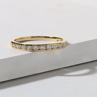 Imperijalno 14K žuto zlato 1 2CT TDW Dijamantni ženski godišnjica vjenčanja