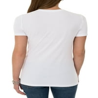 Time i Tru Women's Essential majice s V-izrezom kratkih rukava