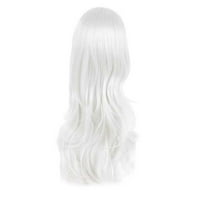 Jedinstveni prijedlozi perika za ljudsku kosu za žene Od 28 Bijela kovrčava perika s kapom za periku