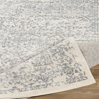 Umjetnički tepih iz tvrtke M. A., Bjelokosti, srednje sive boje ,2'7 7'3