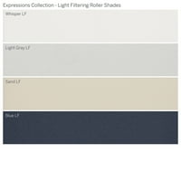 Zbirka prilagođenih izraza, bežična svjetla za filtriranje valjka, svijetlo siva, 69 Širina 48 duljina