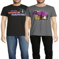 Lightyear muški zurg i svemirski rendžer grafičke majice s kratkim rukavima, 2-pack
