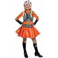 Zvjezdani ratovi X-Wing Fighter Tutu Child Child Halloween Obući se uloga igra kostim