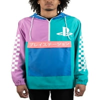Muški Sony PS PlayStation Retro Logo ColorbLocked Anorak Windbreaker jakna