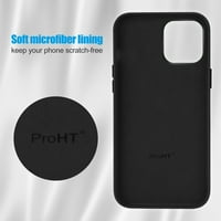 Proht Premium crni kožni futrola za iPhone Pro